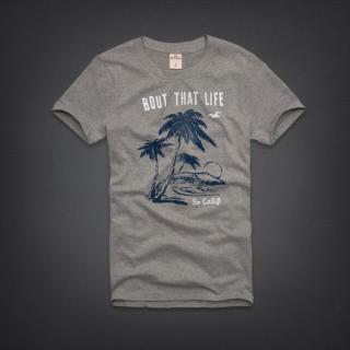 Tee shirt Hollister Gris Homme